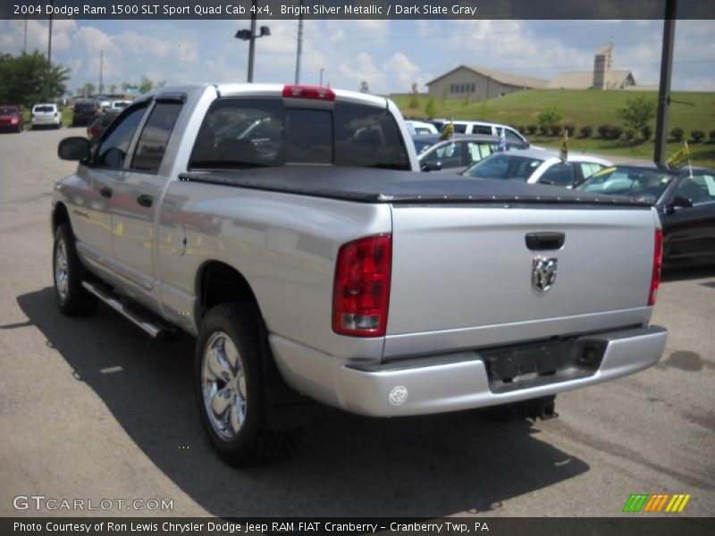 Bright Silver Metallic / Dark Slate Gray 2004 Dodge Ram 1500 SLT Sport Quad Cab 4x4