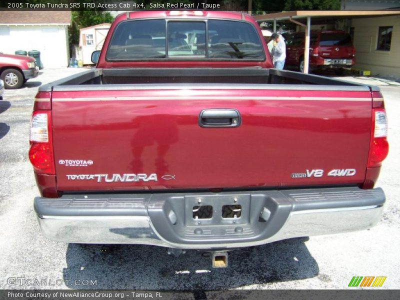 Salsa Red Pearl / Taupe 2005 Toyota Tundra SR5 TRD Access Cab 4x4