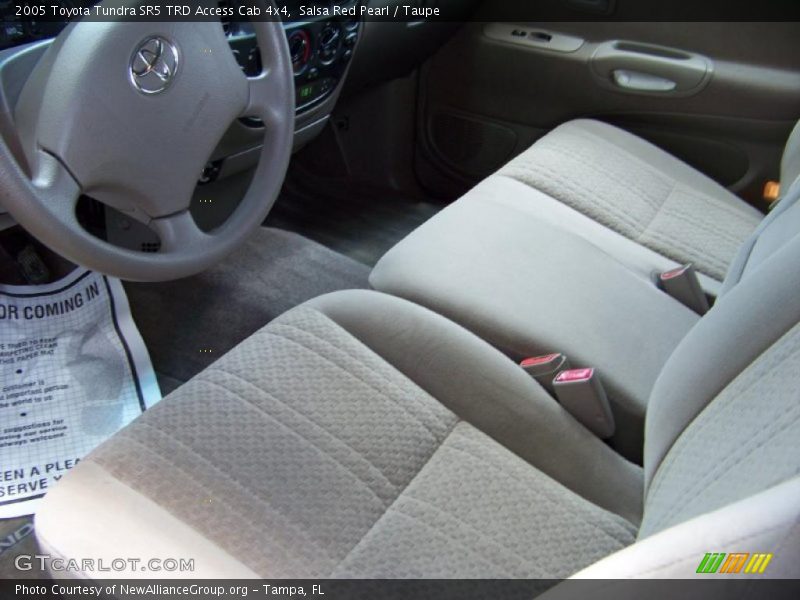 Salsa Red Pearl / Taupe 2005 Toyota Tundra SR5 TRD Access Cab 4x4