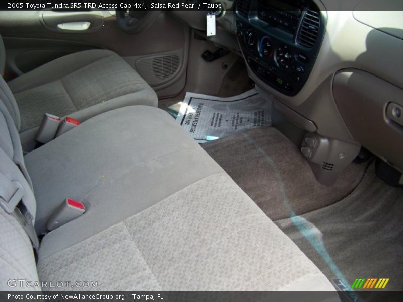 Salsa Red Pearl / Taupe 2005 Toyota Tundra SR5 TRD Access Cab 4x4