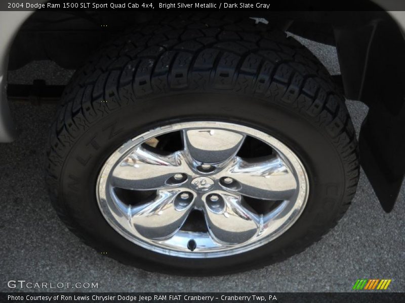Bright Silver Metallic / Dark Slate Gray 2004 Dodge Ram 1500 SLT Sport Quad Cab 4x4