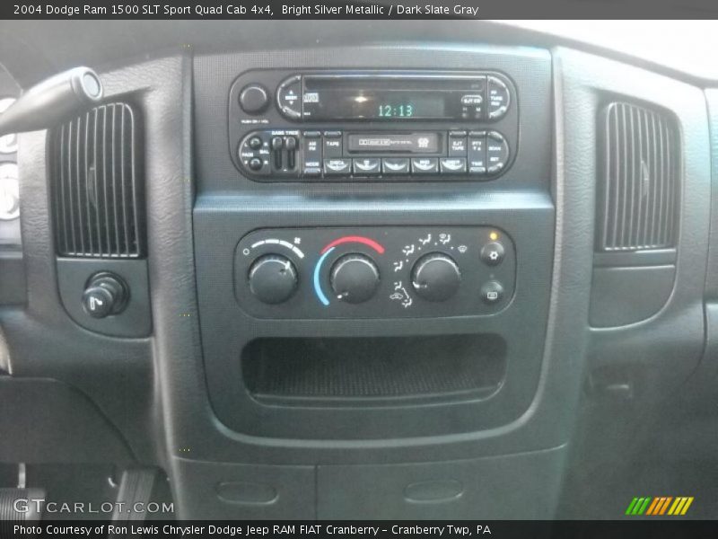 Bright Silver Metallic / Dark Slate Gray 2004 Dodge Ram 1500 SLT Sport Quad Cab 4x4