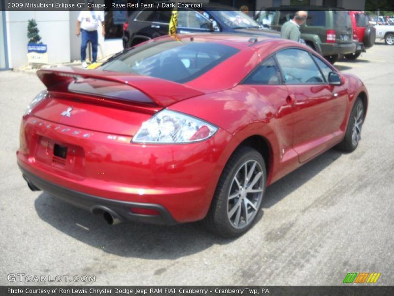 Rave Red Pearl / Dark Charcoal 2009 Mitsubishi Eclipse GT Coupe
