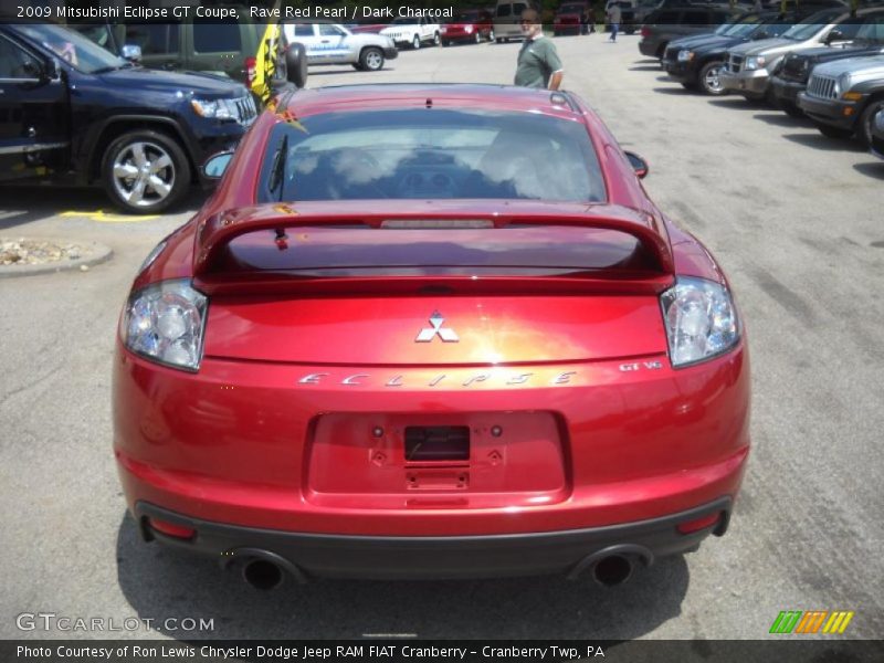 Rave Red Pearl / Dark Charcoal 2009 Mitsubishi Eclipse GT Coupe