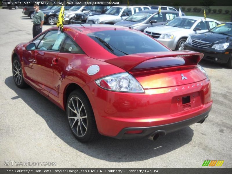Rave Red Pearl / Dark Charcoal 2009 Mitsubishi Eclipse GT Coupe