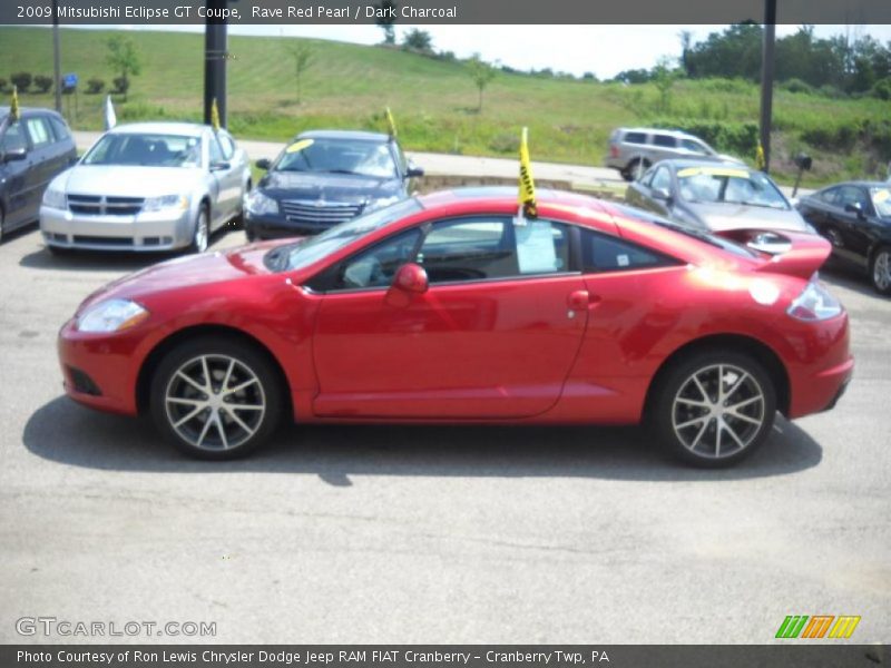 Rave Red Pearl / Dark Charcoal 2009 Mitsubishi Eclipse GT Coupe