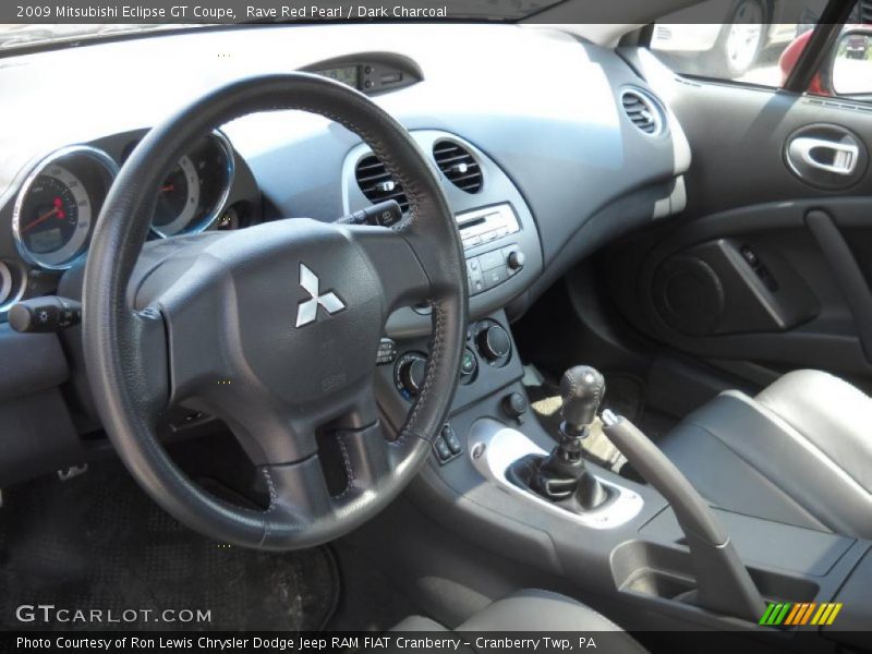 Rave Red Pearl / Dark Charcoal 2009 Mitsubishi Eclipse GT Coupe