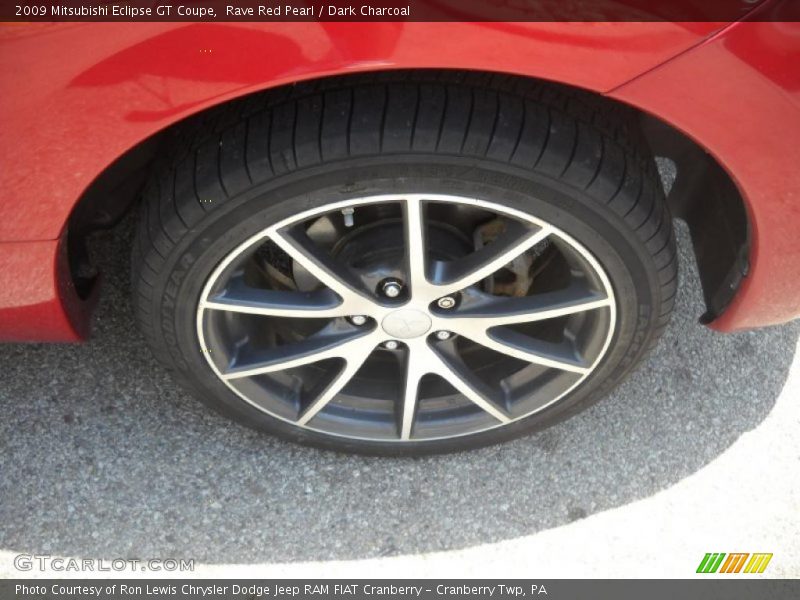 Rave Red Pearl / Dark Charcoal 2009 Mitsubishi Eclipse GT Coupe
