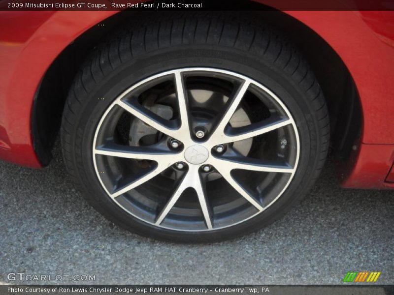 Rave Red Pearl / Dark Charcoal 2009 Mitsubishi Eclipse GT Coupe