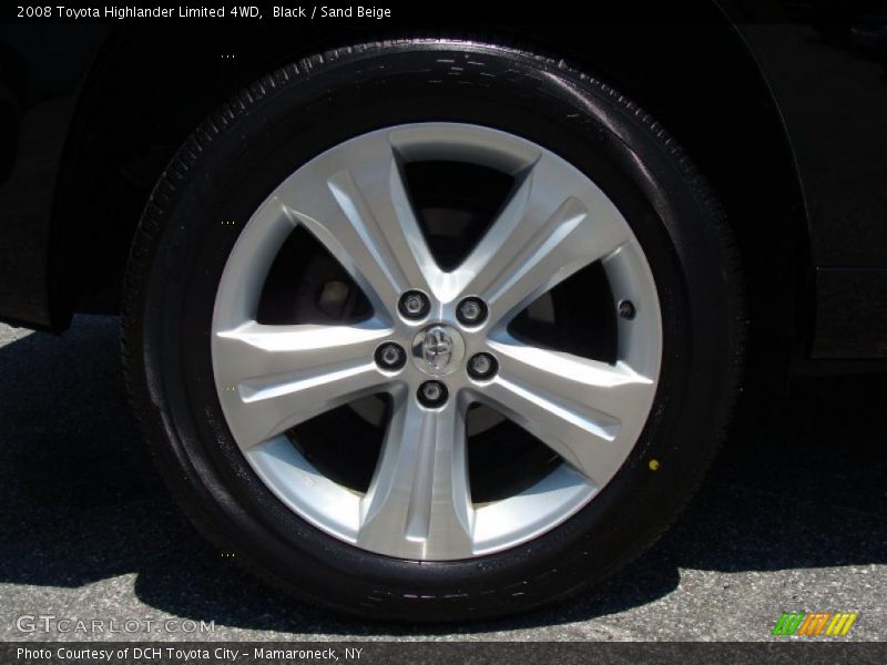 Black / Sand Beige 2008 Toyota Highlander Limited 4WD