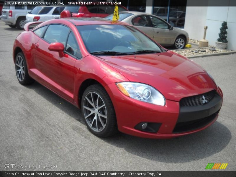 Rave Red Pearl / Dark Charcoal 2009 Mitsubishi Eclipse GT Coupe