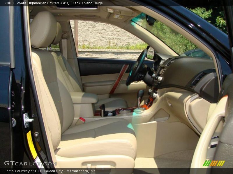 Black / Sand Beige 2008 Toyota Highlander Limited 4WD