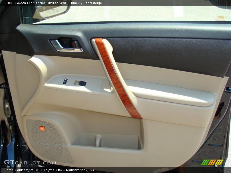 Black / Sand Beige 2008 Toyota Highlander Limited 4WD