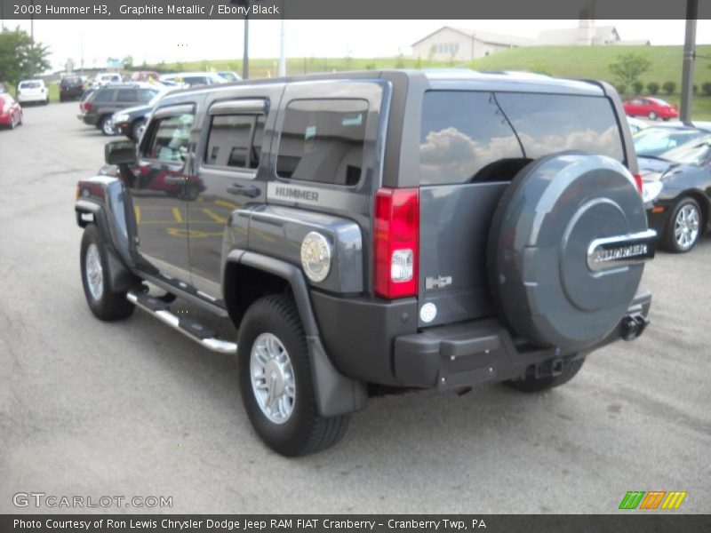 Graphite Metallic / Ebony Black 2008 Hummer H3