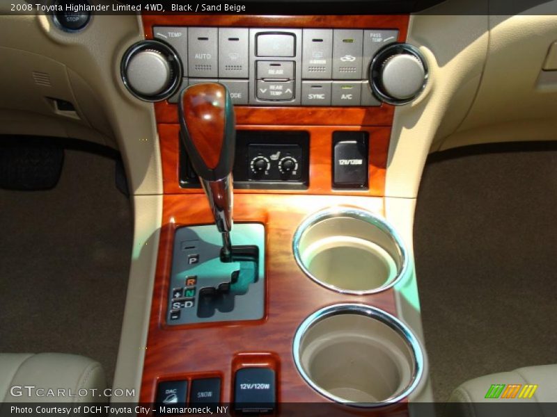 Black / Sand Beige 2008 Toyota Highlander Limited 4WD