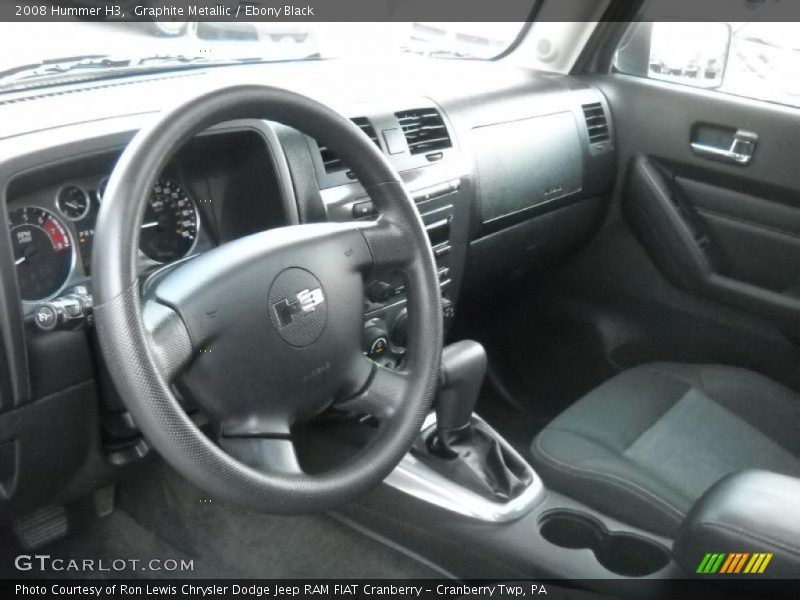 Graphite Metallic / Ebony Black 2008 Hummer H3
