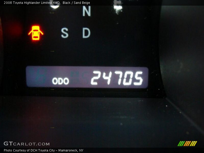 Black / Sand Beige 2008 Toyota Highlander Limited 4WD