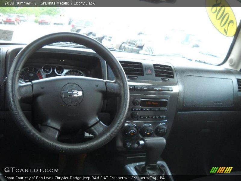 Graphite Metallic / Ebony Black 2008 Hummer H3