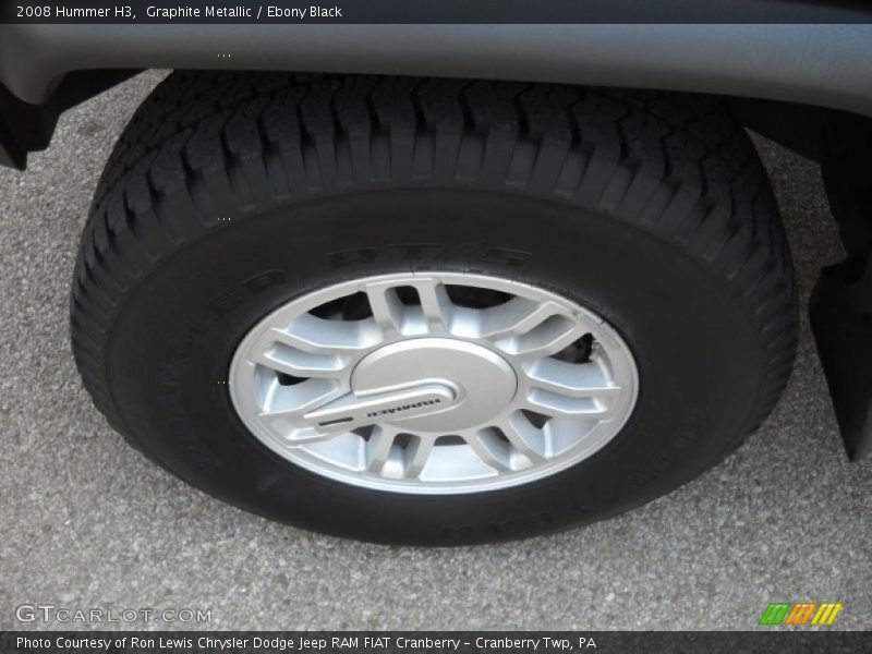 Graphite Metallic / Ebony Black 2008 Hummer H3