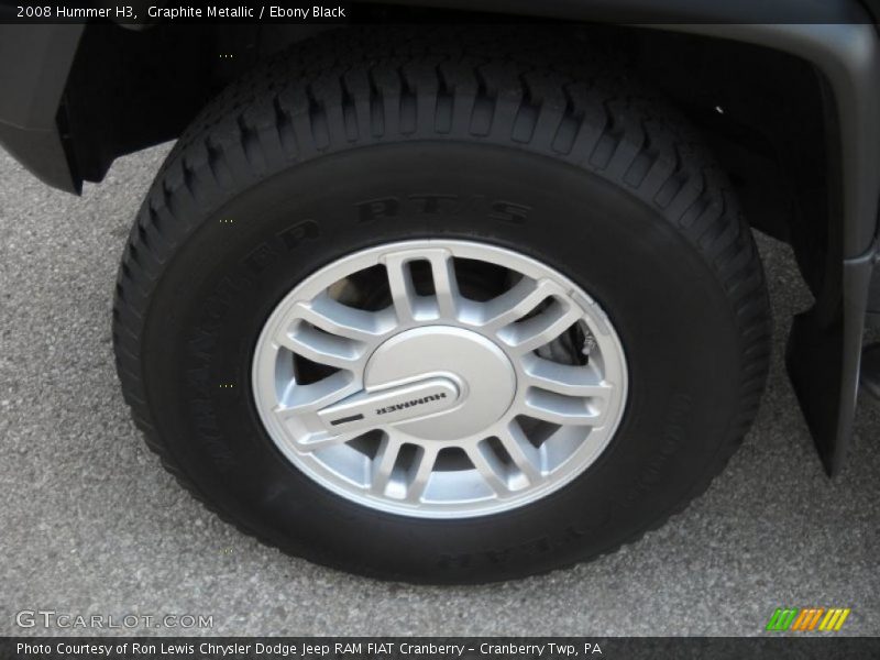 Graphite Metallic / Ebony Black 2008 Hummer H3