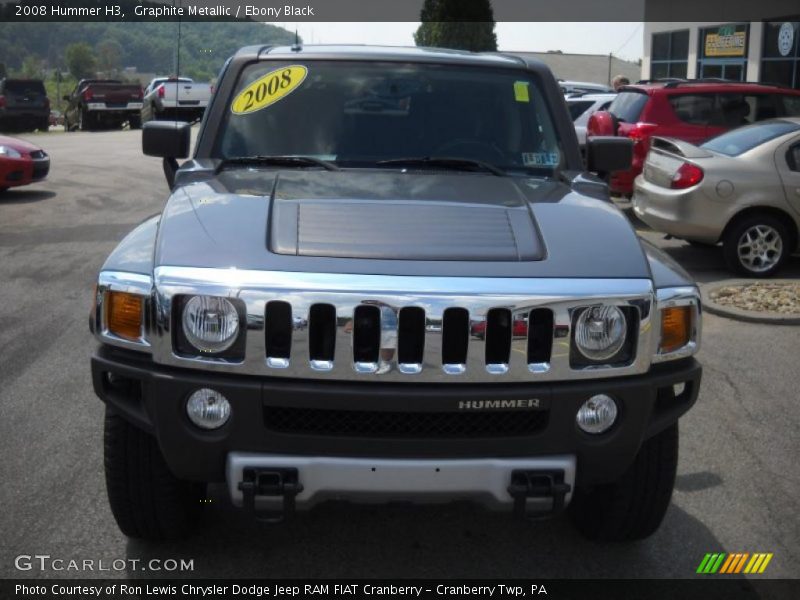Graphite Metallic / Ebony Black 2008 Hummer H3