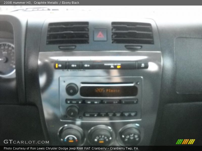 Graphite Metallic / Ebony Black 2008 Hummer H3