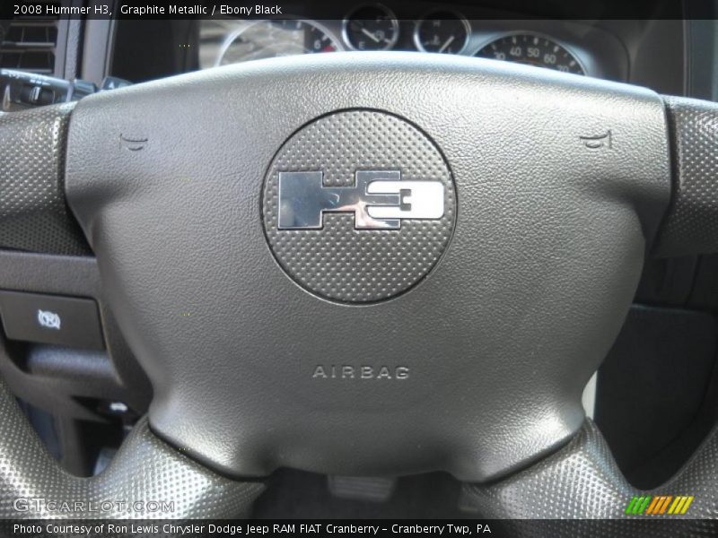 Graphite Metallic / Ebony Black 2008 Hummer H3