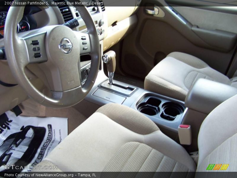 Majestic Blue Metallic / Desert 2007 Nissan Pathfinder S