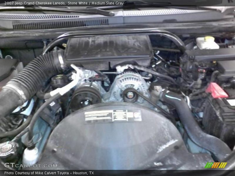 Stone White / Medium Slate Gray 2007 Jeep Grand Cherokee Laredo