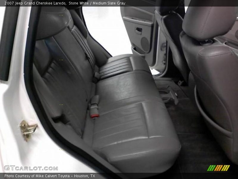 Stone White / Medium Slate Gray 2007 Jeep Grand Cherokee Laredo