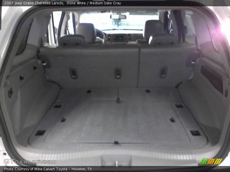Stone White / Medium Slate Gray 2007 Jeep Grand Cherokee Laredo