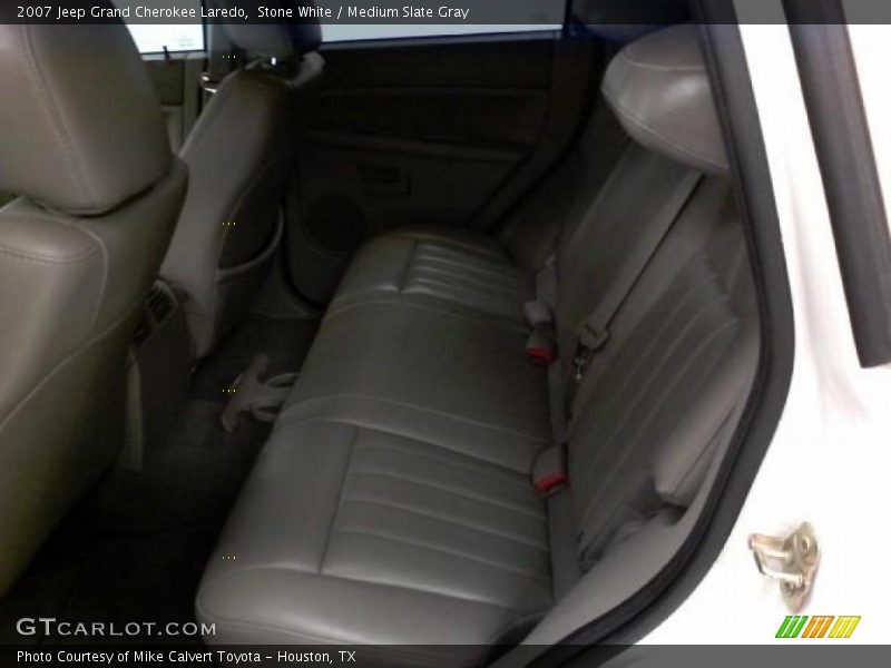 Stone White / Medium Slate Gray 2007 Jeep Grand Cherokee Laredo