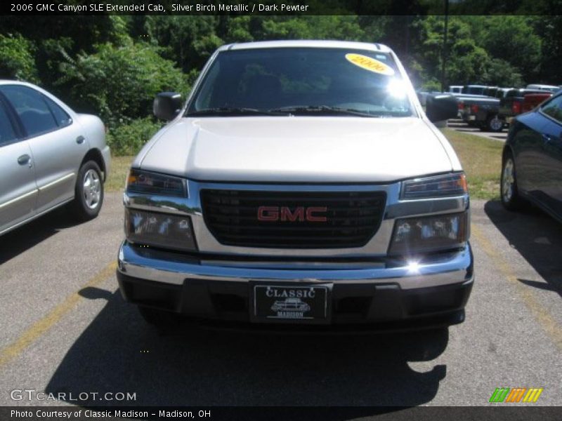 Silver Birch Metallic / Dark Pewter 2006 GMC Canyon SLE Extended Cab