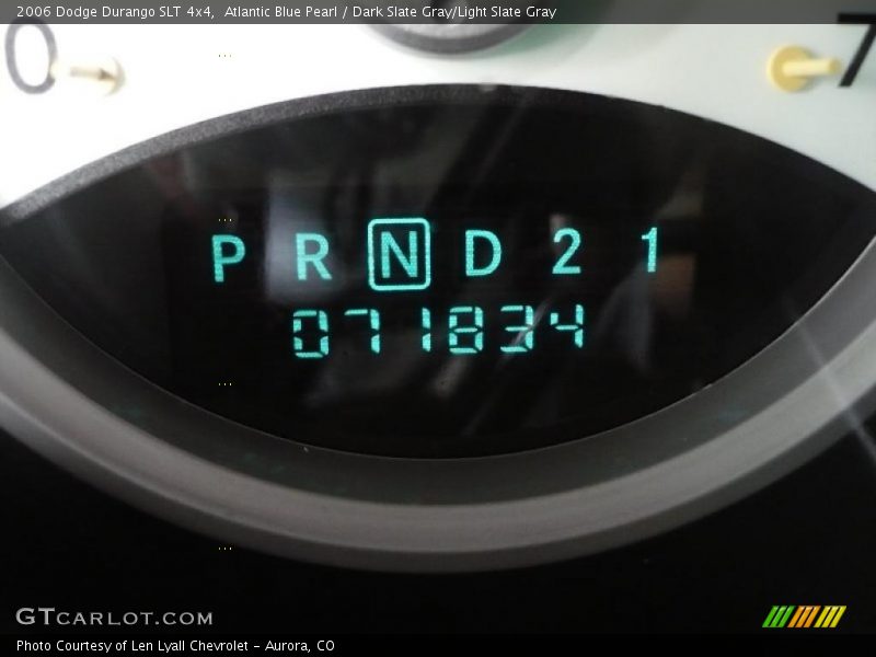 Atlantic Blue Pearl / Dark Slate Gray/Light Slate Gray 2006 Dodge Durango SLT 4x4
