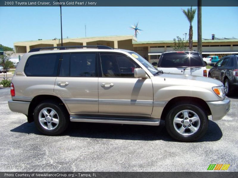 Sonora Gold Pearl / Ivory 2003 Toyota Land Cruiser