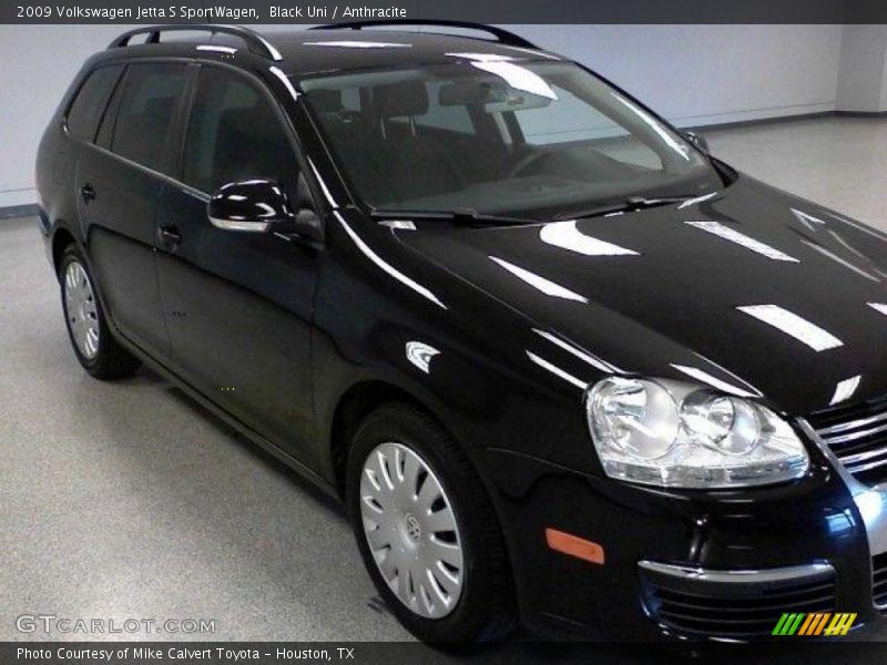 Black Uni / Anthracite 2009 Volkswagen Jetta S SportWagen