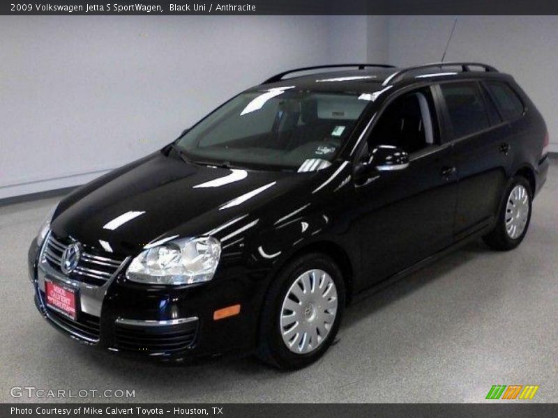 Black Uni / Anthracite 2009 Volkswagen Jetta S SportWagen