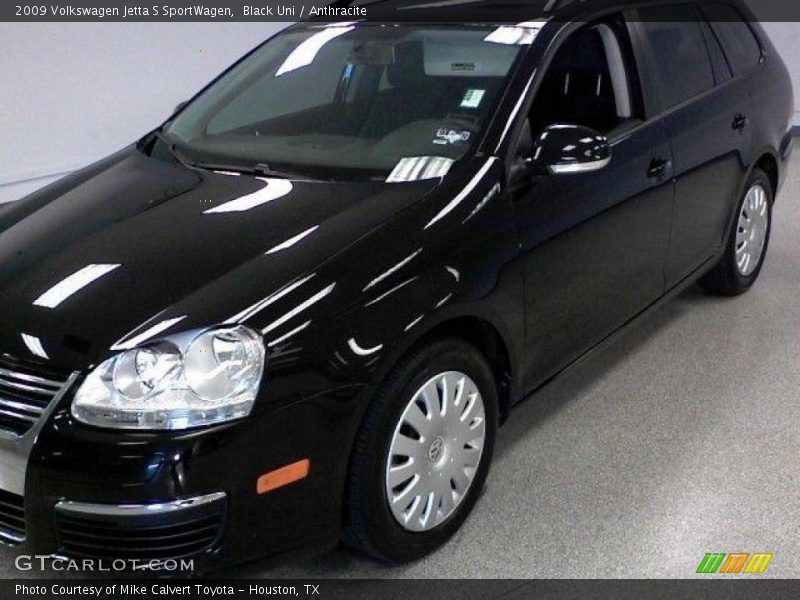 Black Uni / Anthracite 2009 Volkswagen Jetta S SportWagen