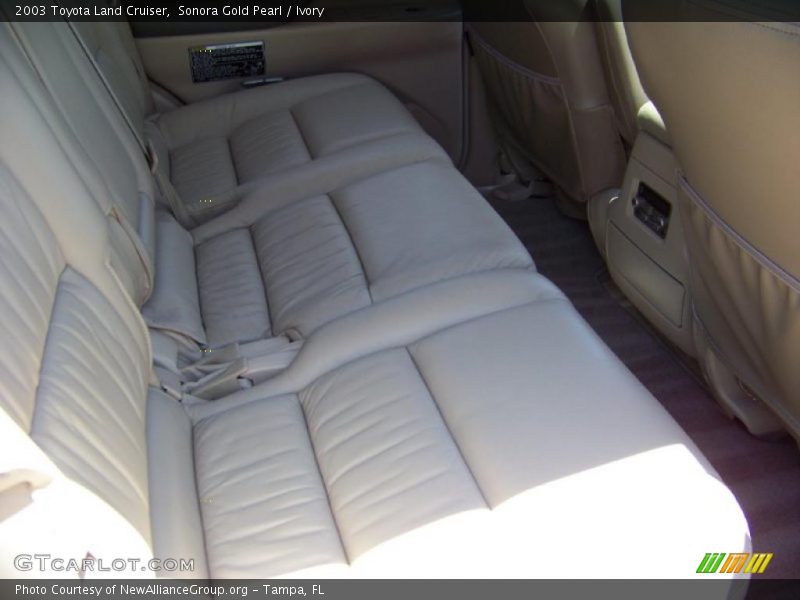 Sonora Gold Pearl / Ivory 2003 Toyota Land Cruiser