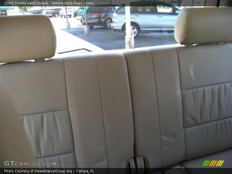 Sonora Gold Pearl / Ivory 2003 Toyota Land Cruiser