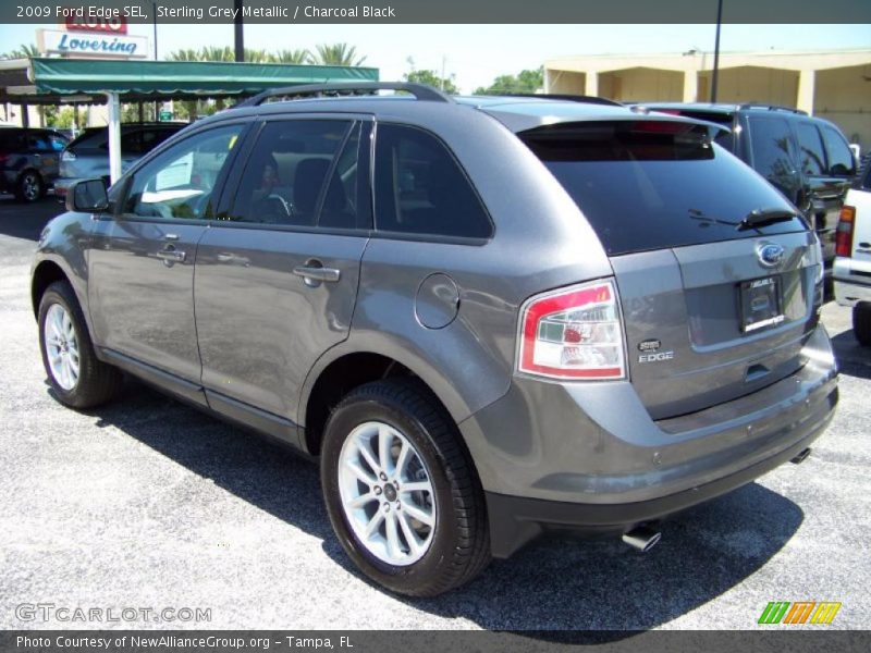 Sterling Grey Metallic / Charcoal Black 2009 Ford Edge SEL