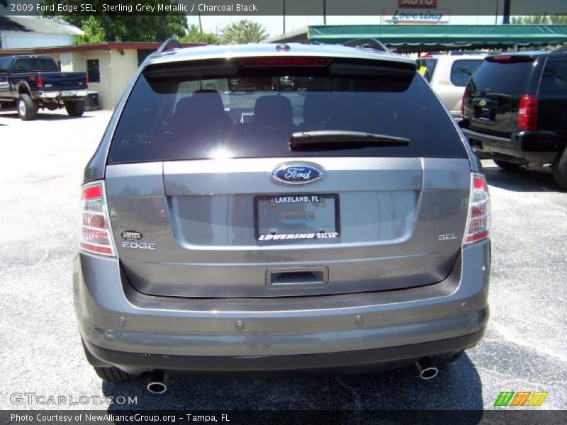 Sterling Grey Metallic / Charcoal Black 2009 Ford Edge SEL