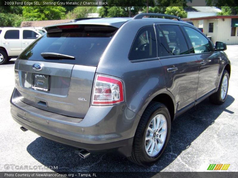 Sterling Grey Metallic / Charcoal Black 2009 Ford Edge SEL