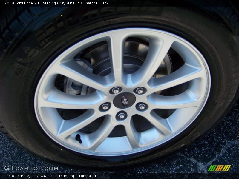 Sterling Grey Metallic / Charcoal Black 2009 Ford Edge SEL