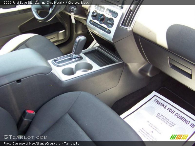 Sterling Grey Metallic / Charcoal Black 2009 Ford Edge SEL