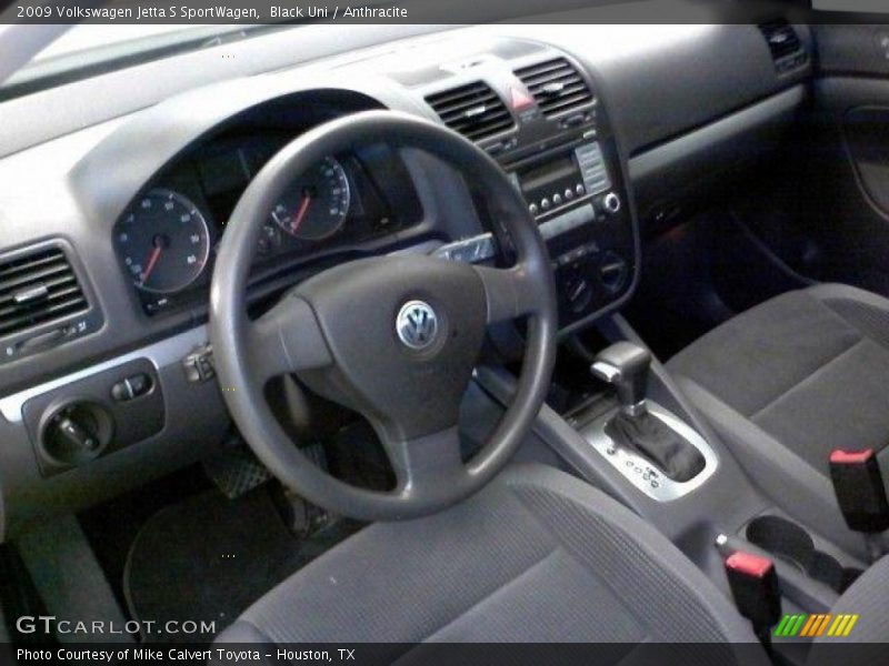 Black Uni / Anthracite 2009 Volkswagen Jetta S SportWagen