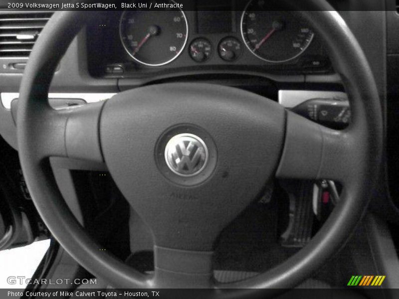 Black Uni / Anthracite 2009 Volkswagen Jetta S SportWagen