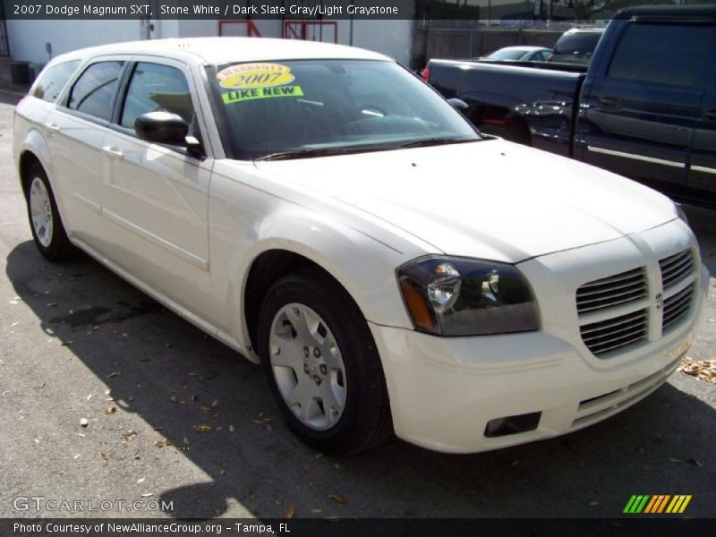 Stone White / Dark Slate Gray/Light Graystone 2007 Dodge Magnum SXT