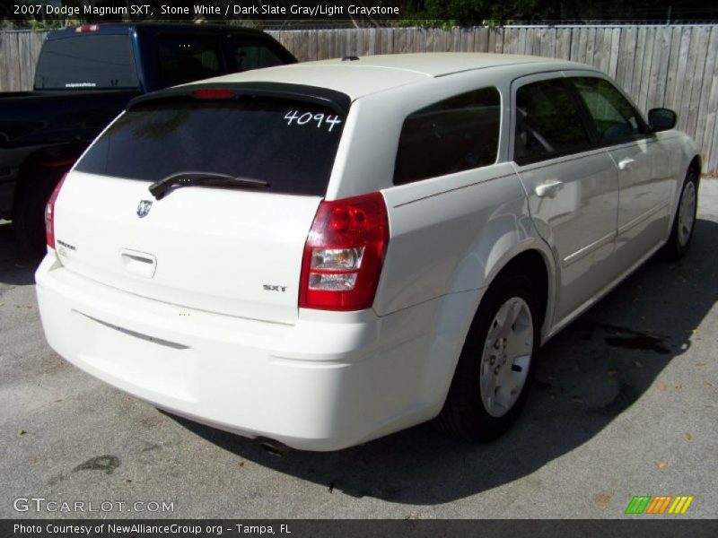 Stone White / Dark Slate Gray/Light Graystone 2007 Dodge Magnum SXT