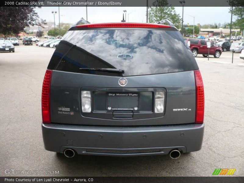 Thunder Gray ChromaFlair / Ebony/Ebony 2008 Cadillac SRX V8